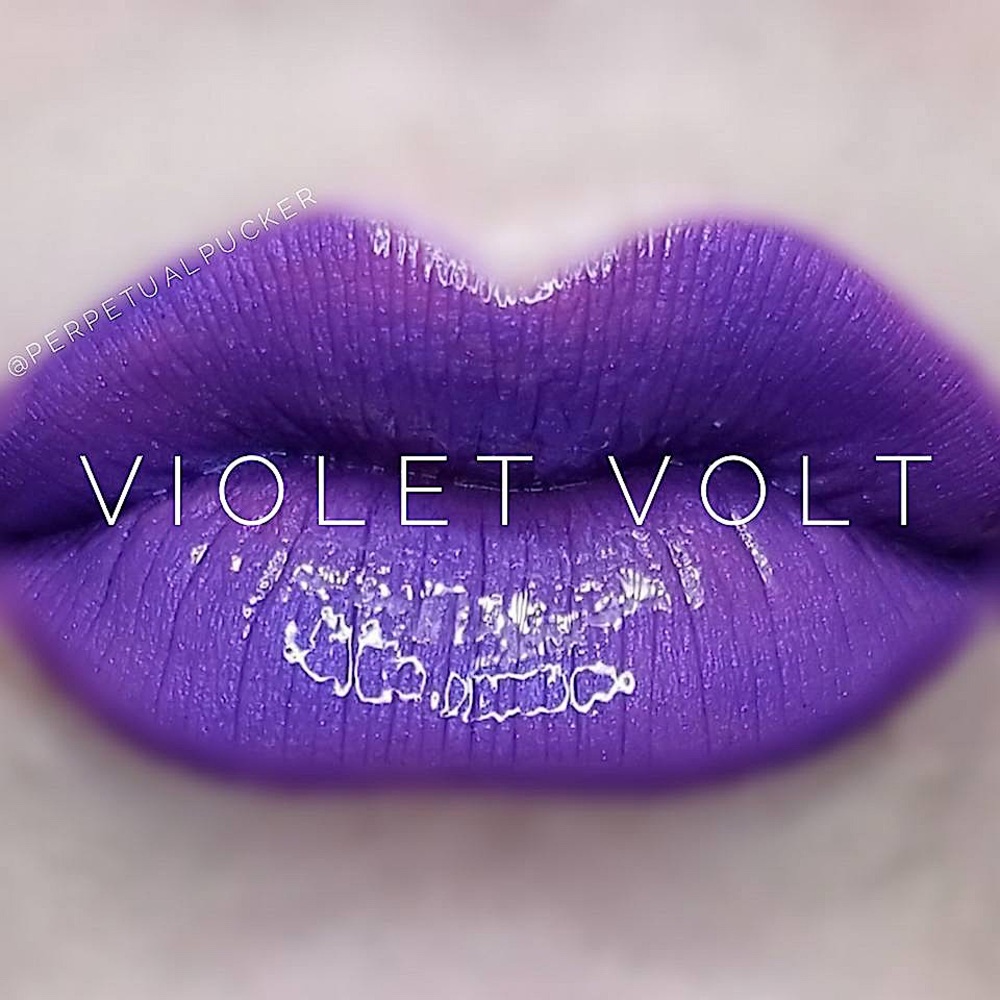 Lipsense Violet Volt NEW Purple Blue Iridescent Shimmer Liquid Lipstick